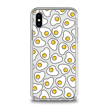 계란 후라이 패턴 젤리 케이스 자체 제작 두두케이스 상세 설명 참조