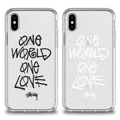 스투시 ONE WORLD ONE LOVE 케이스 젤리타입 자체 제작 두두케이스 상세 설명 참조